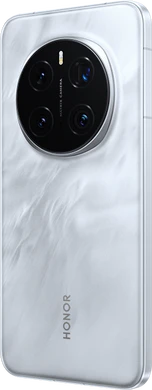 Honor Magic7 Pro silver back left side