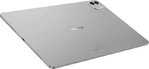 Honor MagicPad 4 grey back right side bottom