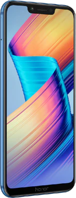 Honor Play blauw voorkant linkerzijkant