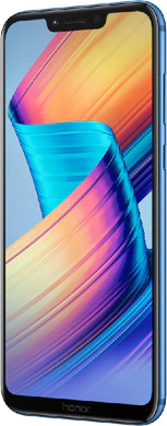 Honor Play blauw voorkant rechterzijkant