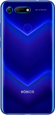 Honor View 20 sapphire blauw achterkant