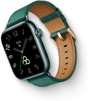 Honor Watch 5 vihreä etupuolella oikea puoli vino