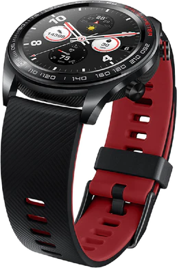 Honor Watch Magic black front right side bottom