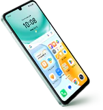 Honor X5c Plus vert couverture côté gauche aslant