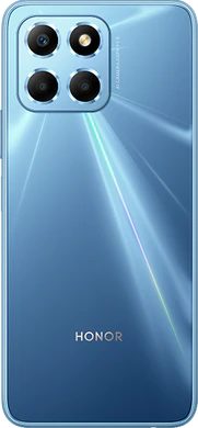 Honor X6 blauw achterkant