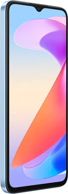 Honor X6a sky zilver voorkant linkerzijkant