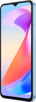 Honor X6a sky zilver voorkant rechterzijkant