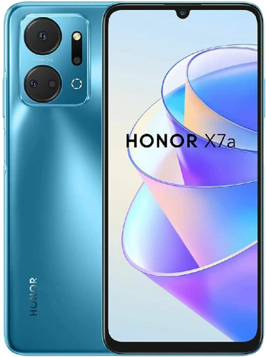 Honor X7a blauw overzicht
