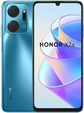 Honor X7a blå oversigt