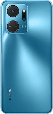Honor X7a blå bagside
