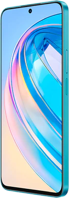 Honor X8a verde copertina frontale lato destro