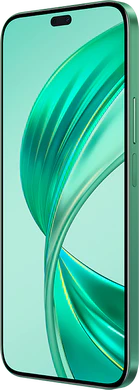 Honor X8b grønn foran høyre side