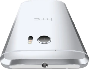 HTC 10 silber Rückseite Oberseite
