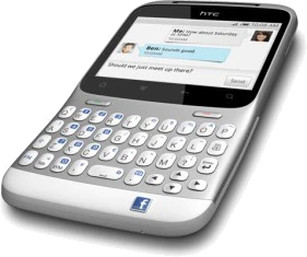 HTC ChaCha aslant