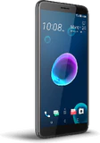 HTC Desire 12 schwarz Vorderseite linke Seite