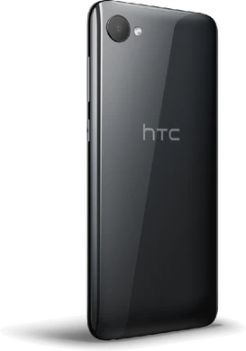 HTC Desire 12 schwarz Rückseite rechte Seite