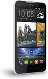 HTC Desire 516 arctic blanc côté gauche aslant