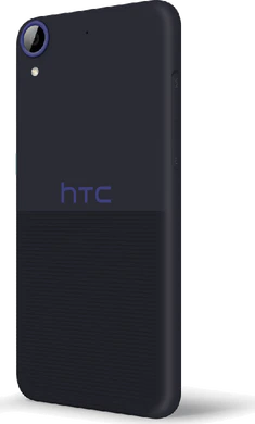 HTC Desire 650 blu indietro lato sinistro