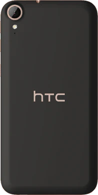 HTC Desire 830 svart guld tillbaka