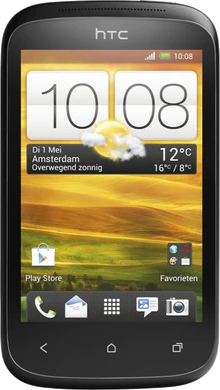 HTC Desire C tapa delantera negro