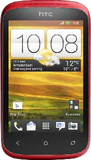 HTC Desire C tapa delantera rojo