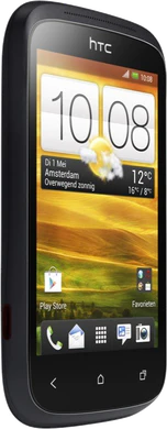 HTC Desire C lado izquierdo negro