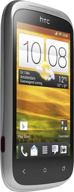 HTC Desire C lado izquierdo blanco