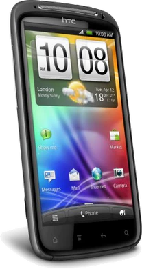 HTC Sensation schuin