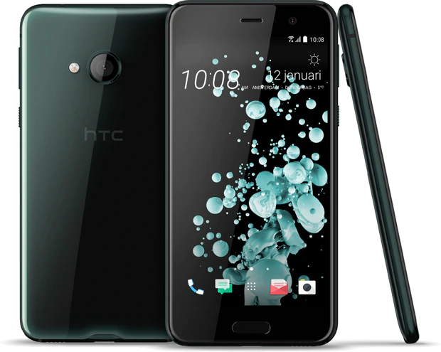 HTC U Play zwart overzicht