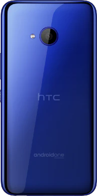 HTC U11 Life blauw achterkant