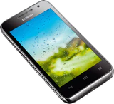 Huawei Ascend g 330 front leaned bag side screen