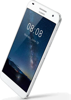 Huawei Ascend G7 hvit skrås skråstilt