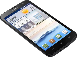 Huawei Ascend G730 noir aslant 2