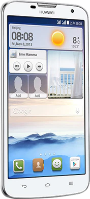 Huawei Ascend G730 blanc aslant