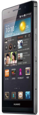 Huawei Ascend P6 S negro aslant