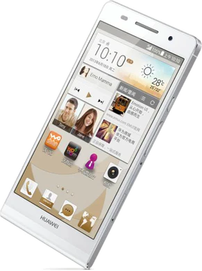 Huawei Ascend P6 S blanco aslant