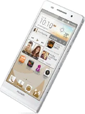 Huawei Ascend P6 S blanco aslant