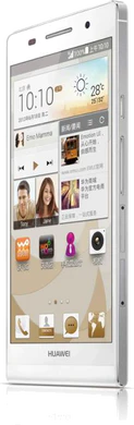 Huawei Ascend P6 S blanco aslant 2