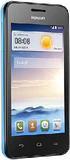 Huawei Ascend Y330 blå front venstre side