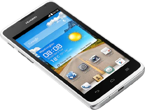 Huawei Ascend Y530 bianco in basso aslant