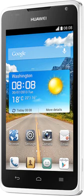 Huawei Ascend Y530 bianco lato destro aslant
