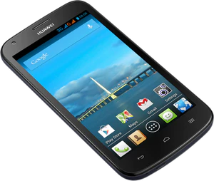 Huawei Ascend Y600 schwarz schräg