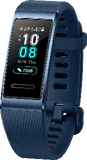 Huawei Band 3 pro blauw voorkant rechterzijkant