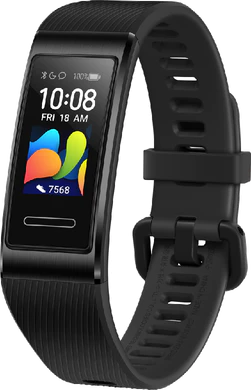 Huawei Band 4 Pro zwart voorkant rechterzijkant