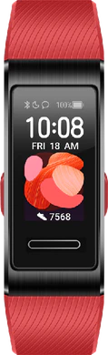 Huawei Band 4 Pro rood voorkant