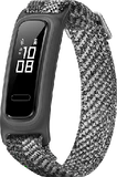Huawei Band 4e grey front right side bottom