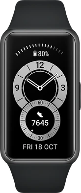 Huawei Band 6 negro tapa delantera