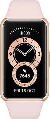 Huawei Band 6 pink tapa delantera