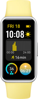 Huawei Band 9 yellow front