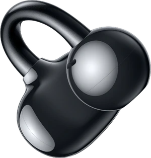Huawei FreeClip schwarz earbuds schräg 2